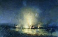 Sinking a Turkish Ship on the Danube