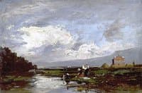 Washerwomen in Franzensbad