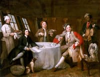 Captain Lord George Graham, in His Cabin