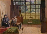 Renoir in His Studio