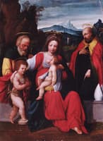 The Holy Family with Saint John