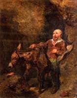 Sancho Panza and Dapple