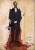 Bailie James Hunter Dickson, Vice-Chairman of Glasgow International Exhibition (sketch)