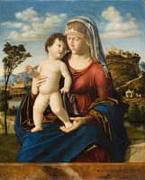 Madonna and Child in a Landscape