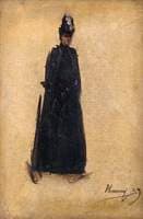 The Honourable Mrs Maxwell-Scott (sketch)
