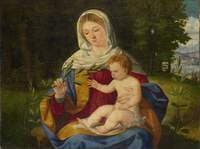 Virgin and Cjild with a Shoot of Olive