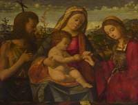 The Virgin and Child with Saints John the Baptist and Catherine