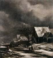 A Village in Winter