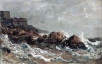 Cliffs in Saint Malo