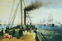 Emperor Nicholas I on the Nevka Steamship