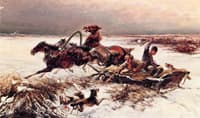 View of a Troika Under Siege
