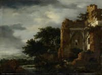 Ruins in a Dune Landscape