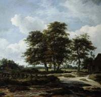 Wooded Landscape with Cornfields