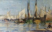 Morning in Dieppe Harbor