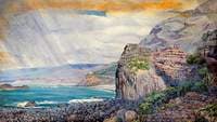 Coastal Landscape, Teneriffe or the Seychelles