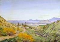 Distant View of Santiago, Chili, from Apoquindo