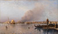 View of the Venetian Lagoon from the Public Gardens
