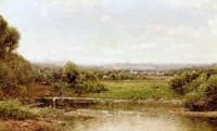 Landscape with Fisherman by a Pond