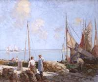Loading Mussels, Honfleur