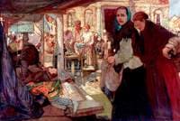 Open Air Market Scene