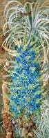 Inflorescence of the Blue Puya and Moths, Chili