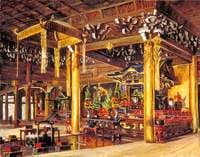 Interior of Chion-in Temple, Kioto, Japan