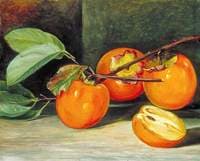 Japanese Persimmon or Kaki Fruit