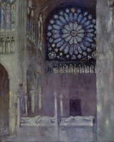 The Interior of the Abbey Church of Saint Denis