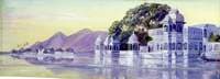 Lake of Islands, Oodipore, Guzerat, Western India