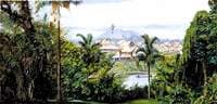 Malay Houses and Creek