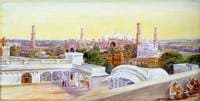 Mosque of Lahore from the Palace