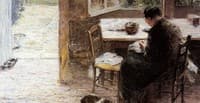 Woman Sewing