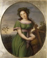 Soprano Anna Milder as Malvina in Jean-François Le Sueur's opera Ossian