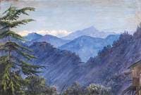 Mountains from Simla, India