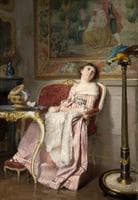 Lady with a Parrot