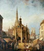 A View of Chichester Cross from East Street, West Sussex
