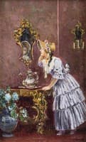 Girl by the Mirror