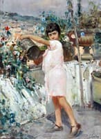 Girl on the Terrace