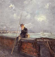 Fisherman on Via Caracciolo