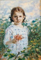 Girl with Flowers