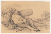 Sleeping Field Worker