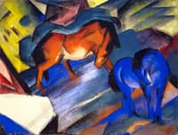Red and Blue Horse