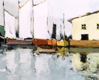 Three White Sails