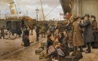 Emigrants on Larsens Plads