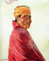 Chief Geronimo, Apache in 1899