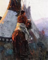 Mounted Indian