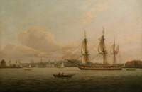 HMS 'Pomone' off Greenwich
