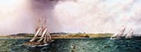 View of Ryde and Pier, Isle of Wight Opposite Portsmout