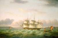 HM Frigate 'Endymion' off Plymouth