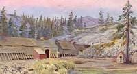 Snow Sheds at the Summit of the Great Pacific Railway, California